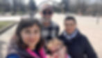 ENGin volunteer Robert with his student Yulia and her family in Brovary