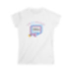 Thumbnail: Women's Softstyle Tee with ENGin Color Logo