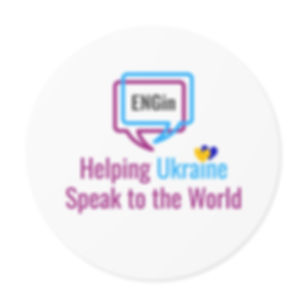 ENGin Round Vinyl Stickers