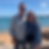ENGin volunteer Keith Henry and student Marina Loboda stand near sea in Lisbon